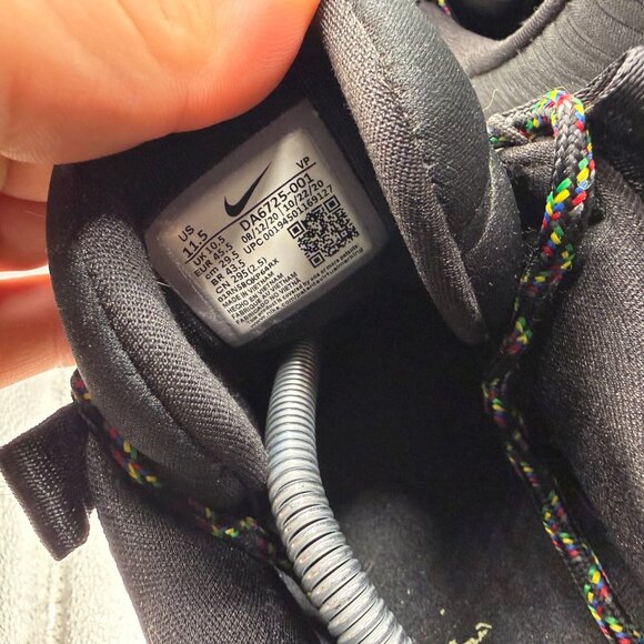 Size 11.5 Nike Cosmic Unity Black Green Glow Mens Basketball Sneakers DA6725-001 - Picture 12 of 14